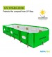 Mipatex HDPE Organic Vermi Compost Maker Bed 350 GSM 12ft x 4ft x 2ft (Green)